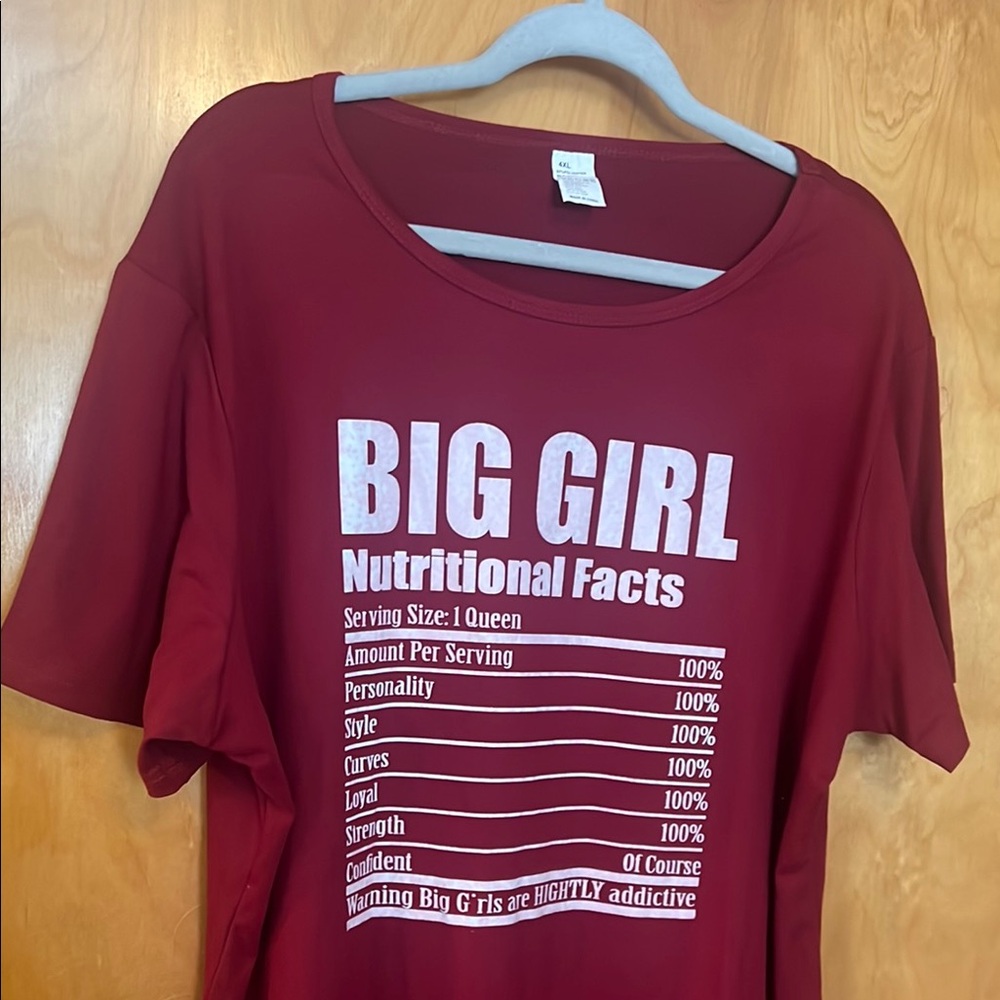 Red Relaxed Graphic Short Sleeve Tee
